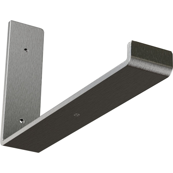 Ekena Millwork Steel Hanging Shelf Bracket, Stainless Steel 2"W x 12"D x 7"H BKTM02X12X07HSSS - main